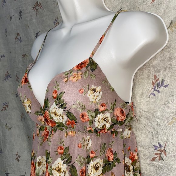 BROWN PAPAYA MAXI DRESS - Picture 2 of 4